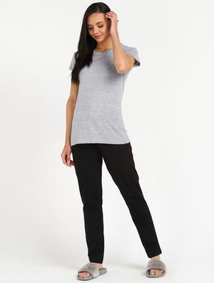 drawstring waist solid pajama - 18345468 - Standard Image - 4