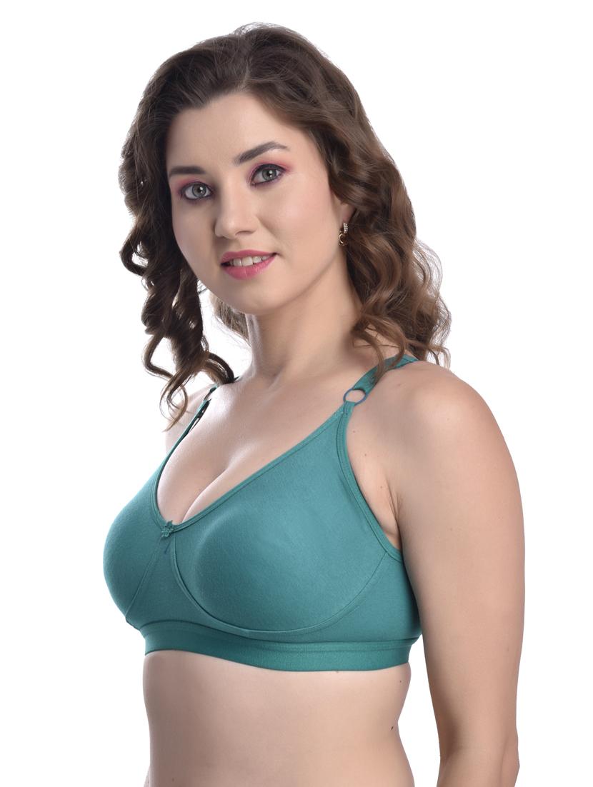 green solid t-shirt bra - 18345572 - Zoom Image - 2