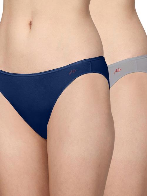 bikini, micro modal ,anti bacterial, skinny soft premium panties ( pack of 2 ) - 18345595 - Standard Image - 1