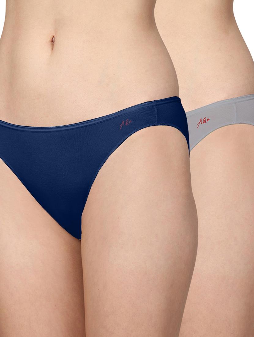 bikini, micro modal ,anti bacterial, skinny soft premium panties ( pack of 2 ) - 18345595 - Zoom Image - 1