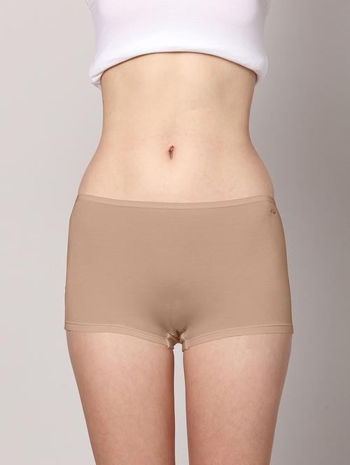 boy shorts, micro modal ,anti bacterial, skinny soft premium panties ( pack of 1 ) - 18345713 - Standard Image - 1