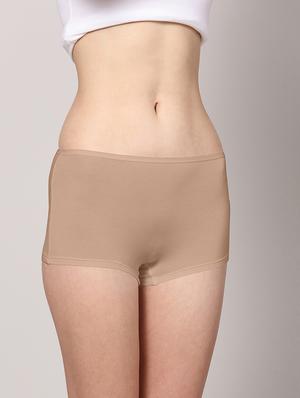 boy shorts, micro modal ,anti bacterial, skinny soft premium panties ( pack of 1 ) - 18345713 - Standard Image - 2