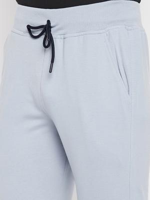 blue solid full length track pant - 18345793 - Standard Image - 6