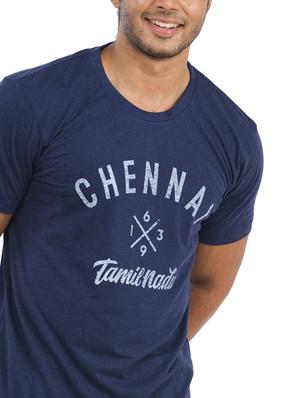 unisex chest print t-shirt - 18346212 - Standard Image - 4