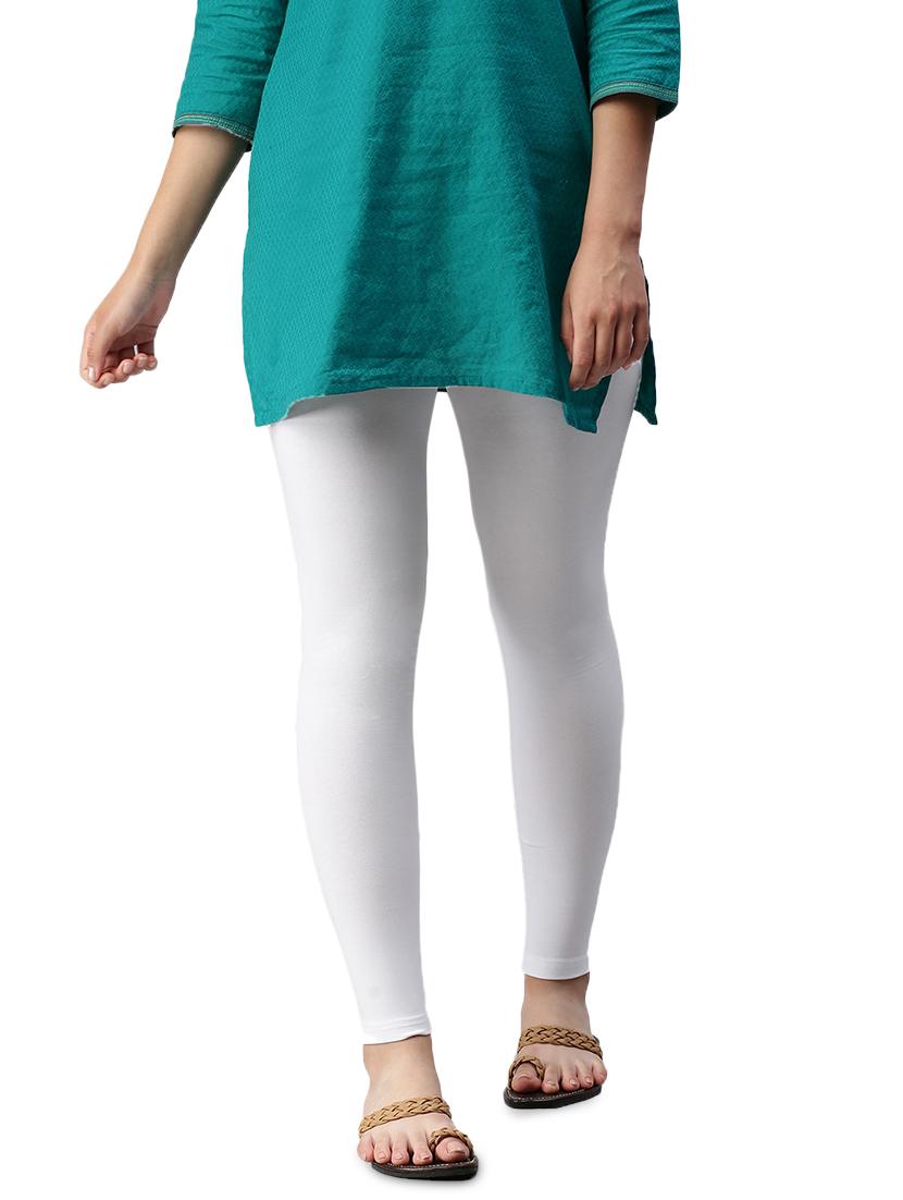 white solid legging - 18346453 - Zoom Image - 1