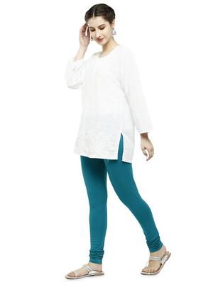 teal solid legging - 18346468 - Standard Image - 4
