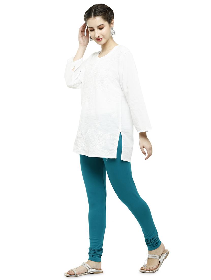 teal solid legging - 18346468 - Zoom Image - 4
