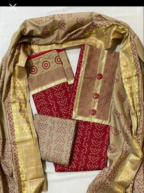 exclusive cotton unsteach suite with dupatta - 18346918 - Standard Image - 1