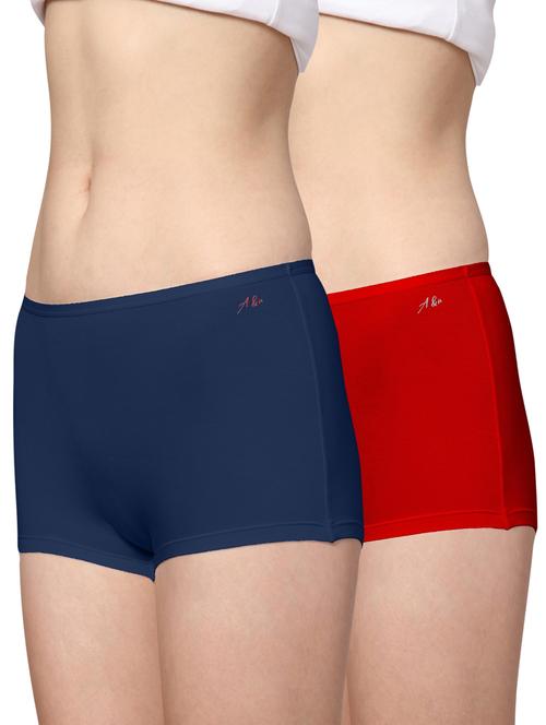 boy leg micro modal, anti bacterial, skinny soft premium panties (pack of 2) - 18347101 - Standard Image - 1