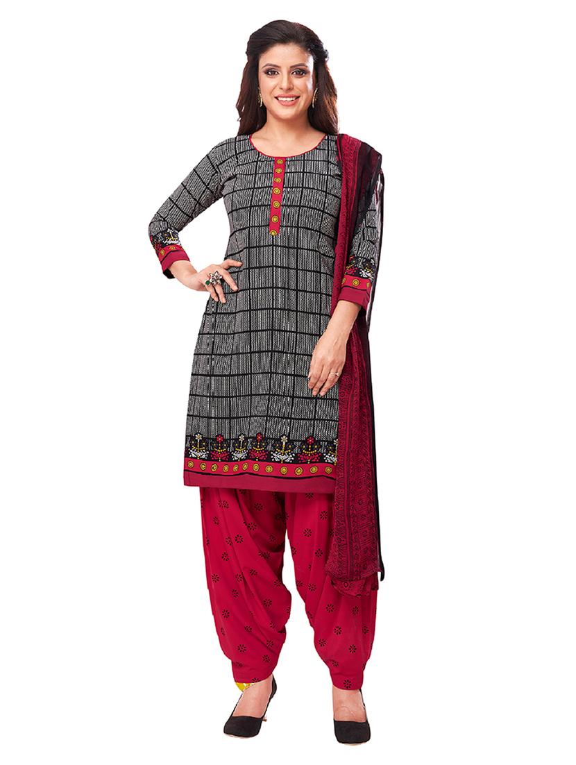 multi colored synthetic suit combos unstitched - 18348951 - Zoom Image - 3