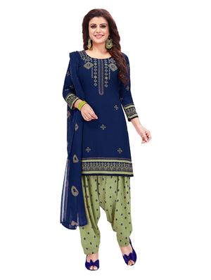 multi colored synthetic suit combos unstitched - 18349039 - Standard Image - 2