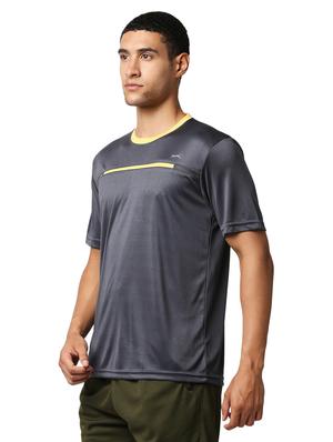 grey solid t-shirt - 18349167 - Standard Image - 2