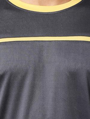 grey solid t-shirt - 18349167 - Standard Image - 5