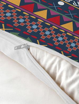 aerohaven set of 5 designer decorative throw pillow/cushion covers - cc138 - (18 inch x 18 inch, multicolour) - 18351104 - Standard Image - 4