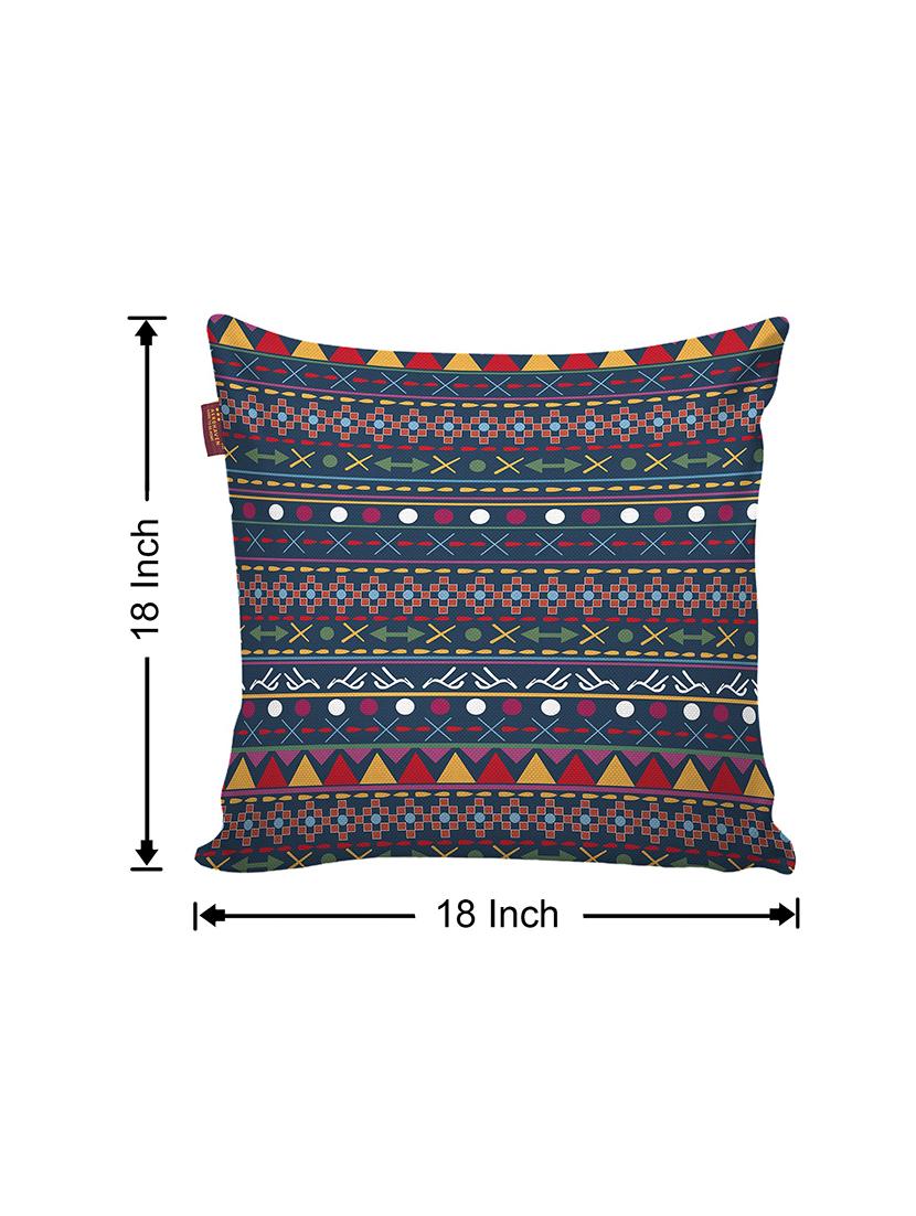aerohaven set of 5 designer decorative throw pillow/cushion covers - cc138 - (18 inch x 18 inch, multicolour) - 18351104 - Zoom Image - 3
