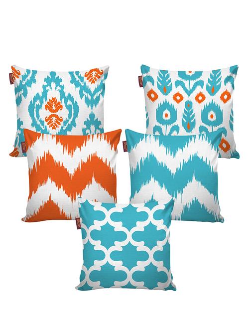 aerohaven set of 5 designer decorative throw pillow/cushion covers - cc144 - (20 inch x 20 inch, multicolour) - 18351123 - Standard Image - 1