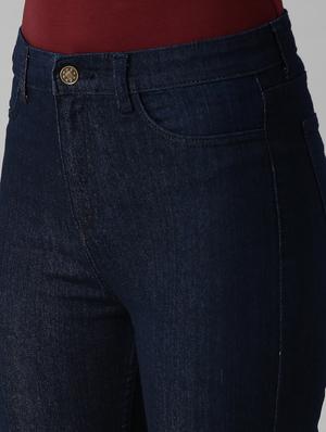 mid rise solid denim jean - 18351179 - Standard Image - 5