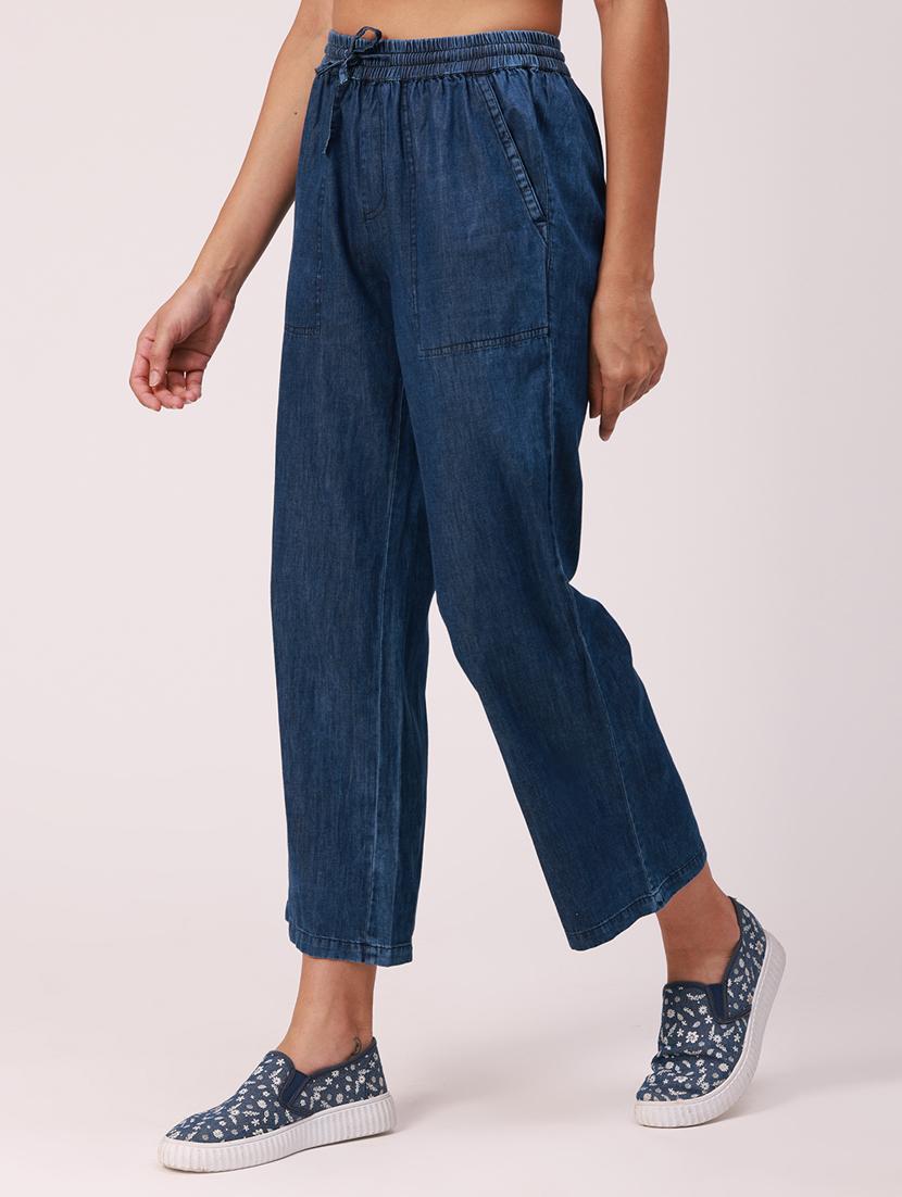 mid rise solid trouser - 18351322 - Zoom Image - 2