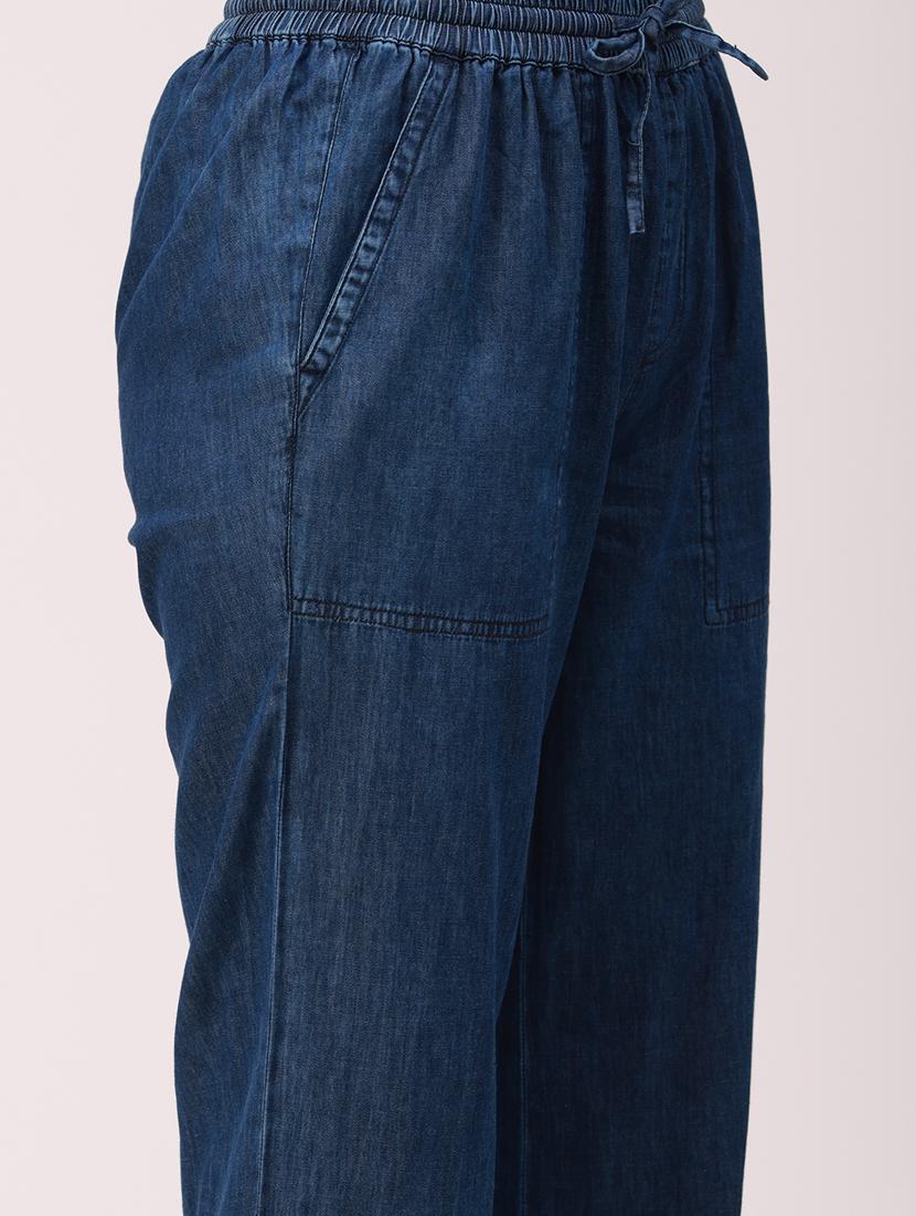 mid rise solid trouser - 18351322 - Zoom Image - 5