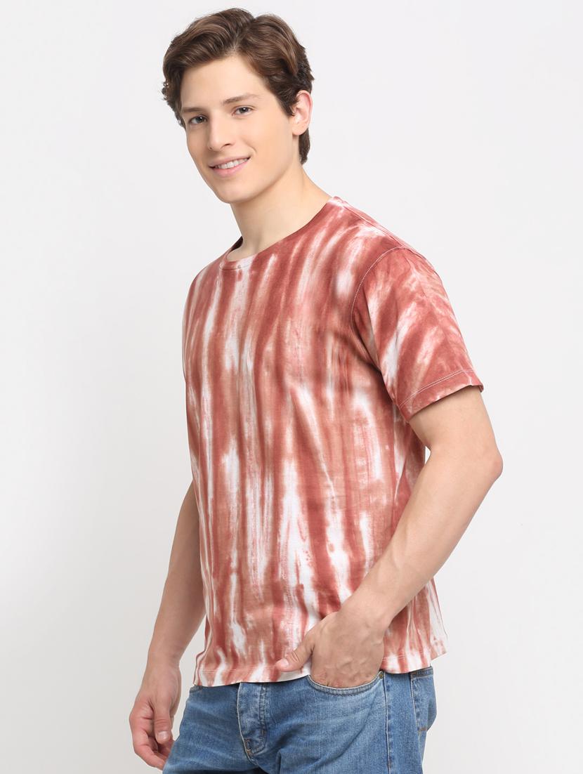 brown tie and die t-shirt - 18351684 - Zoom Image - 2