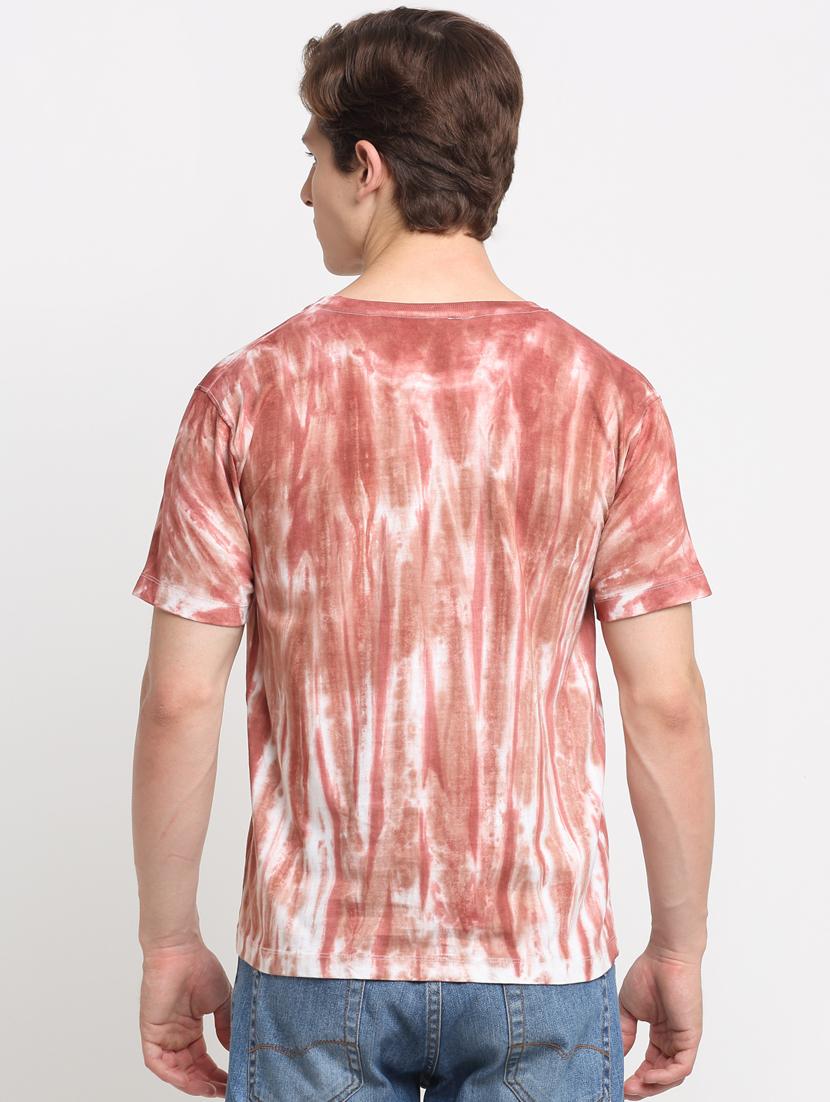 brown tie and die t-shirt - 18351684 - Zoom Image - 3