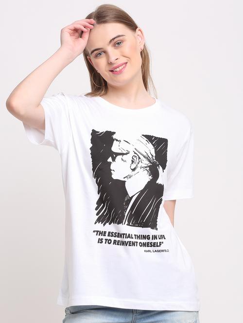 round neck graphic tee - 18351771 - Standard Image - 1