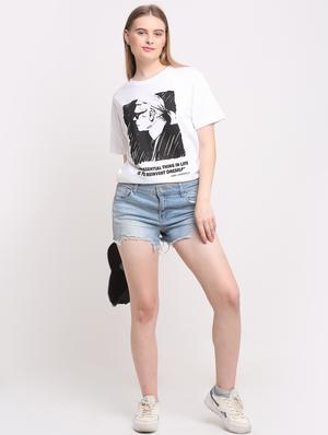 round neck graphic tee - 18351771 - Standard Image - 4