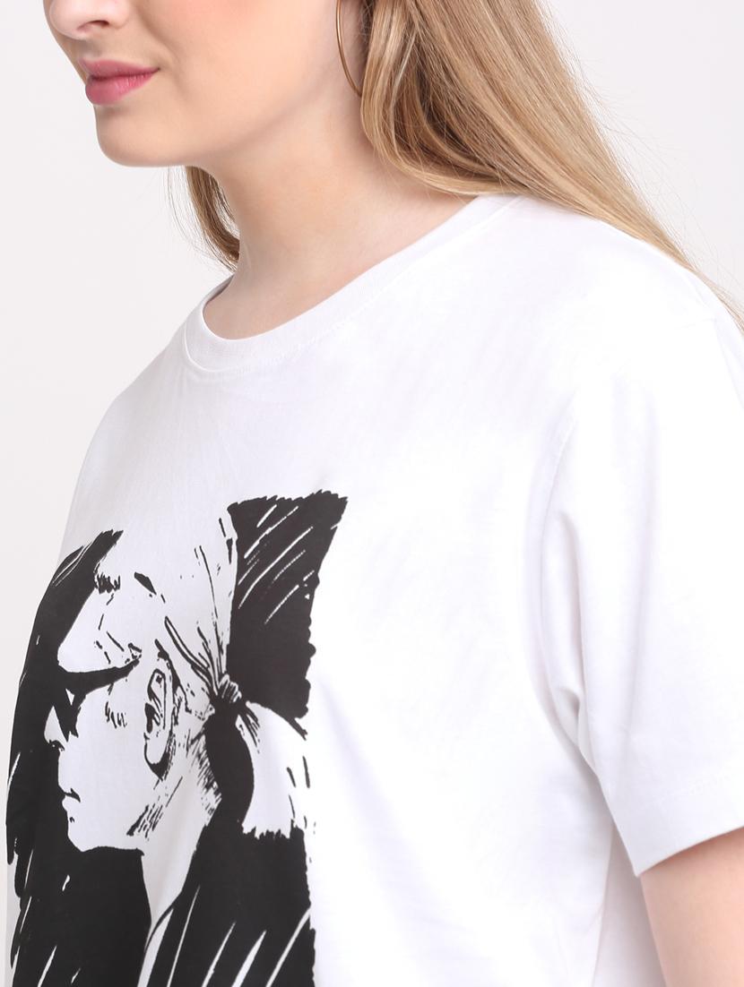 round neck graphic tee - 18351771 - Zoom Image - 5
