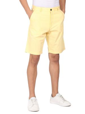 yellow solid short - 18352486 - Standard Image - 3