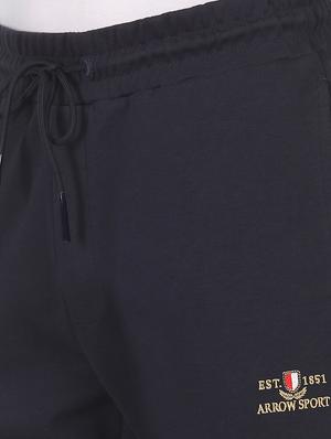 navy-blue solid short - 18352518 - Standard Image - 6