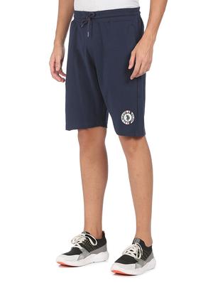 navy-blue solid short - 18352550 - Standard Image - 2