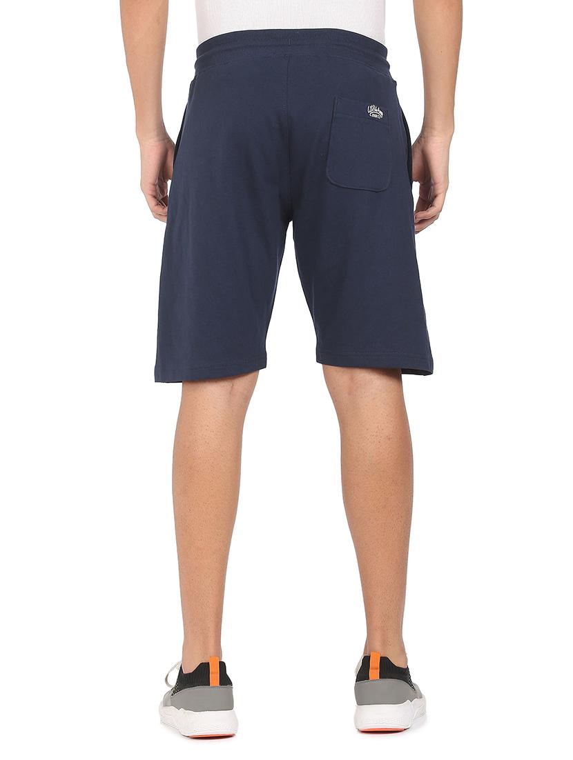 navy-blue solid short - 18352550 - Zoom Image - 3