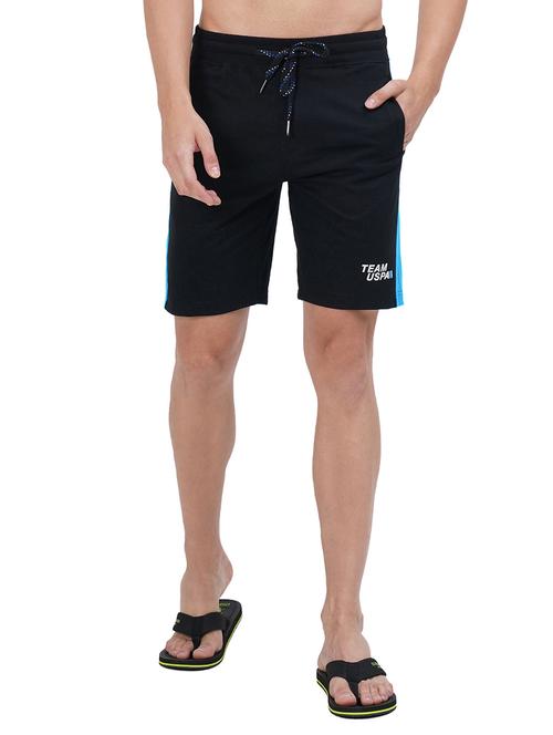 navy-blue solid short - 18352554 - Standard Image - 1