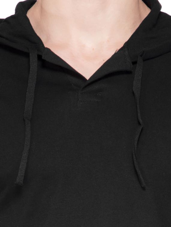 red color-blocked hooded t-shirt - 18354619 - Zoom Image - 4