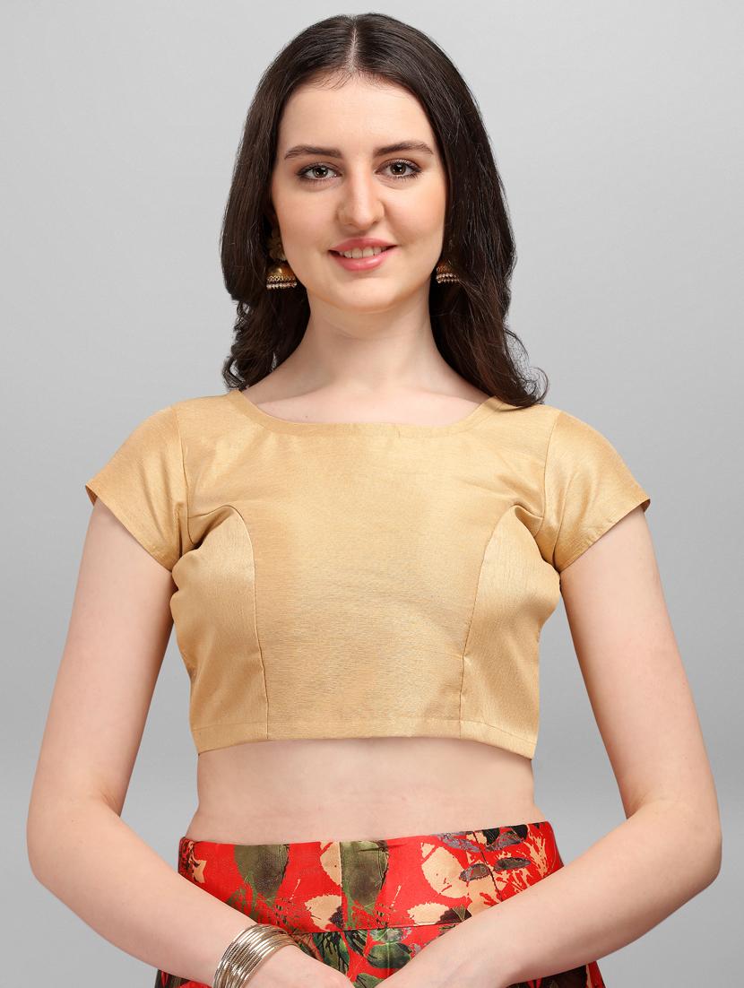 red satin flared lehenga - 18355137 - Zoom Image - 5