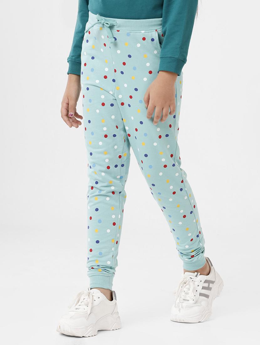 light blue printed jogger trouser - 18355304 - Zoom Image - 2