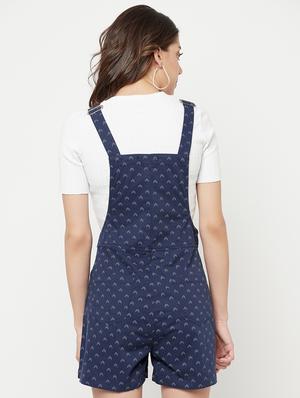 button detail printed dungaree - 18355364 - Standard Image - 3