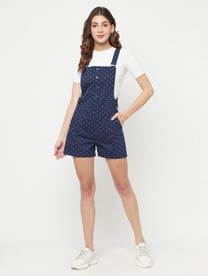 button detail printed dungaree - 18355364 - Standard Image - 4
