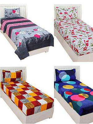 home decore 3d printed bedsheet withour - 18355762 - Standard Image - 2