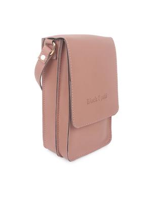 pink solid regular sling bag - 18355962 - Standard Image - 4