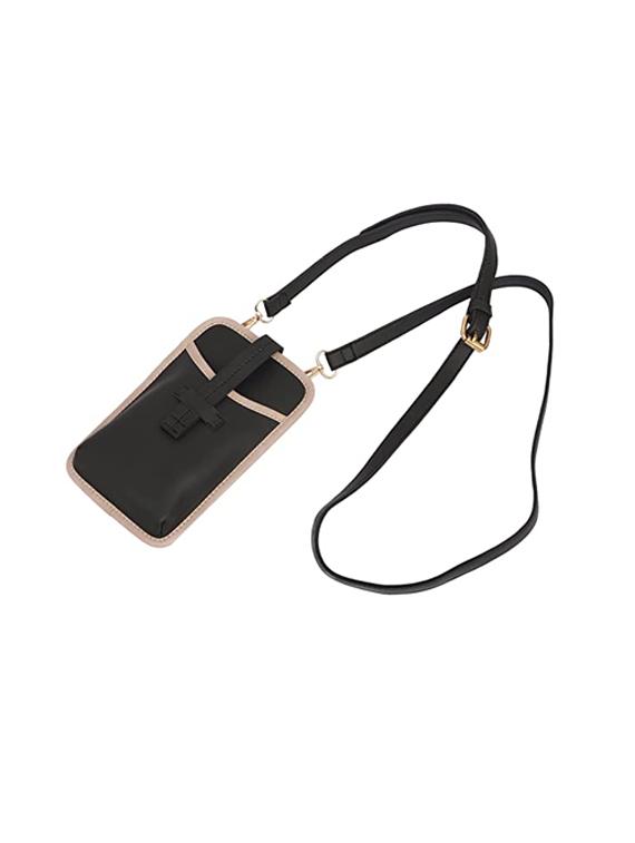 black solid regular sling bag - 18355988 - Zoom Image - 3