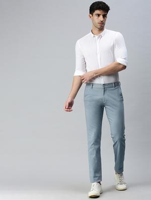 white solid casual shirt - 18356045 - Standard Image - 4