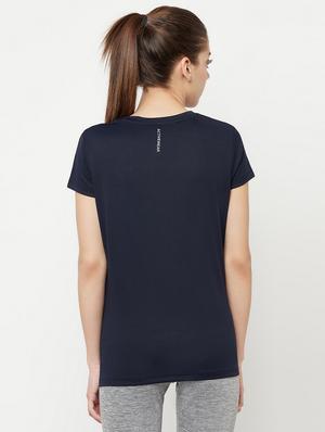 round neck solid tee - 18356215 - Standard Image - 3