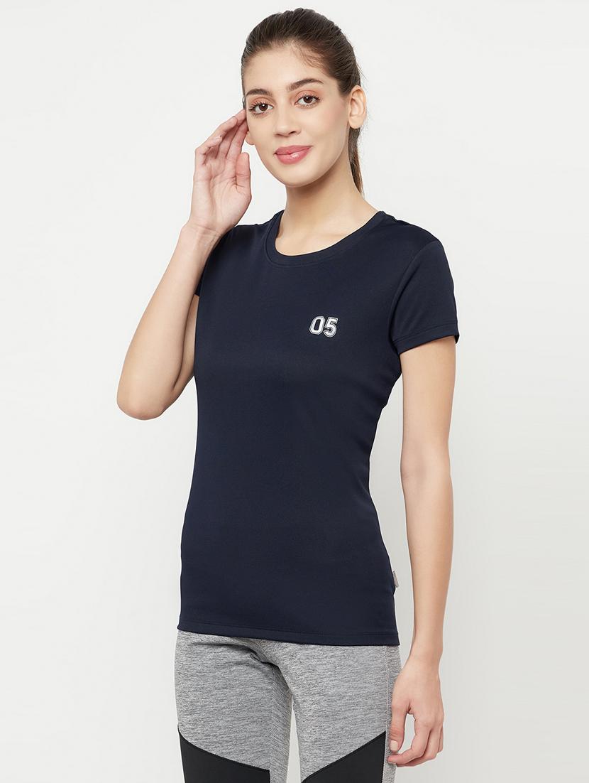 round neck solid tee - 18356215 - Zoom Image - 2