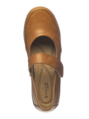 brown slip on formal shoe - 18356265 - Standard Image - 4