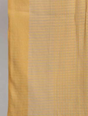 gold polyester plain dupatta - 18356447 - Standard Image - 4