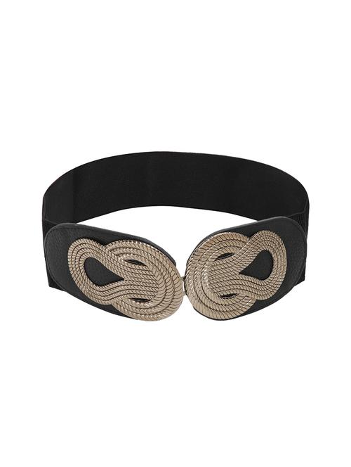 black leatherette belt - 18356473 - Standard Image - 1