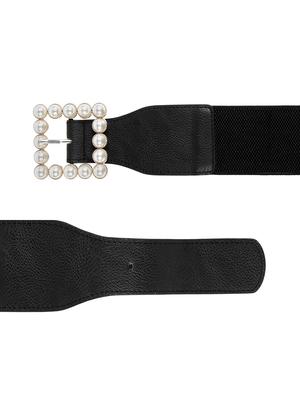 black leatherette (pu belt - 18356516 - Standard Image - 3