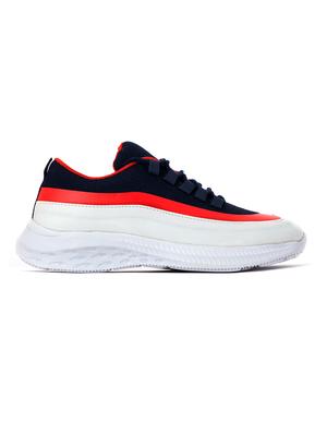 navy lace up sport shoe - 18356629 - Standard Image - 2