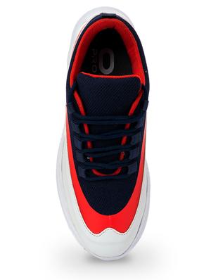 navy lace up sport shoe - 18356629 - Standard Image - 4